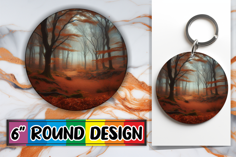 Joyful Round Designs for Holidays, Autumn