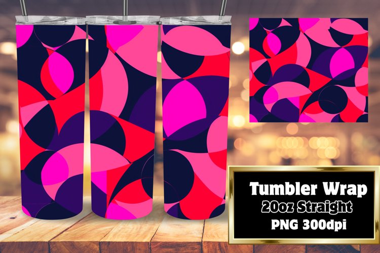 Abstract Neon Burst Tumblers 20oz