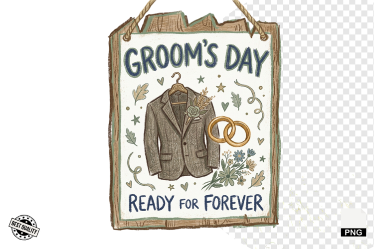Wedding Day Sign PNG