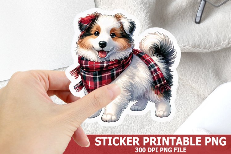 Christmas Dog Clipart Image 10