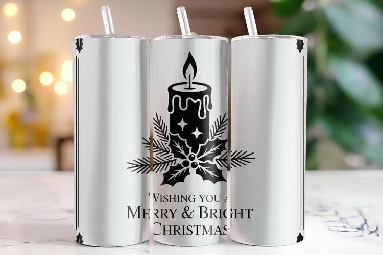 Merry & Bright Christmas Svg | Christmas Svg | Svg Cut Files