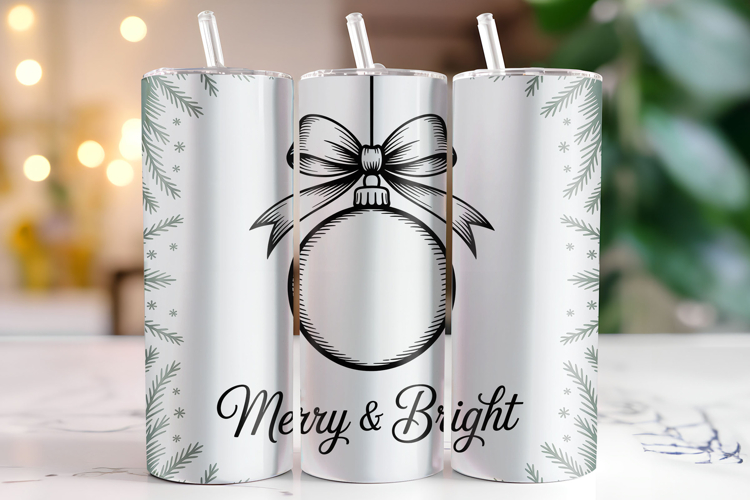 Merry & Bright Svg | Christmas Svg | Svg Cut Files