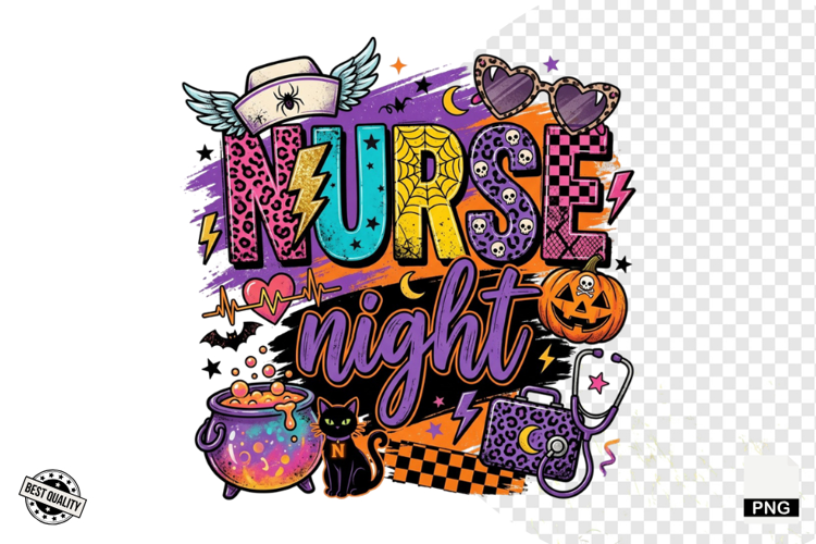 Halloween Nurse PNG Sublimation