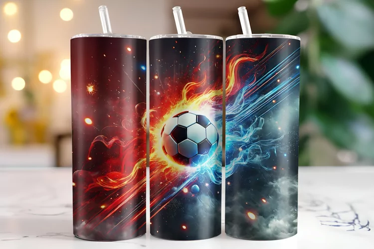 Football Tumbler Wrap | Sublimation | Tumblers