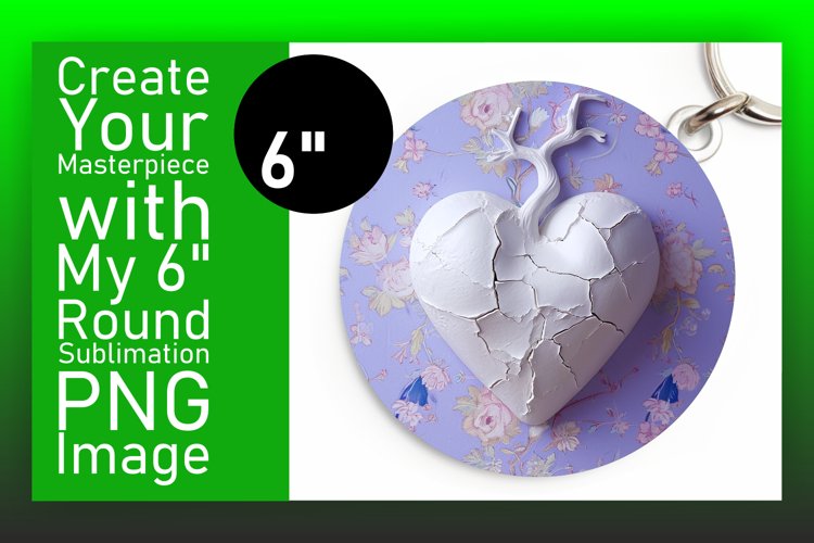 Keychain Romance: Sublimation Love Artistry example image 1