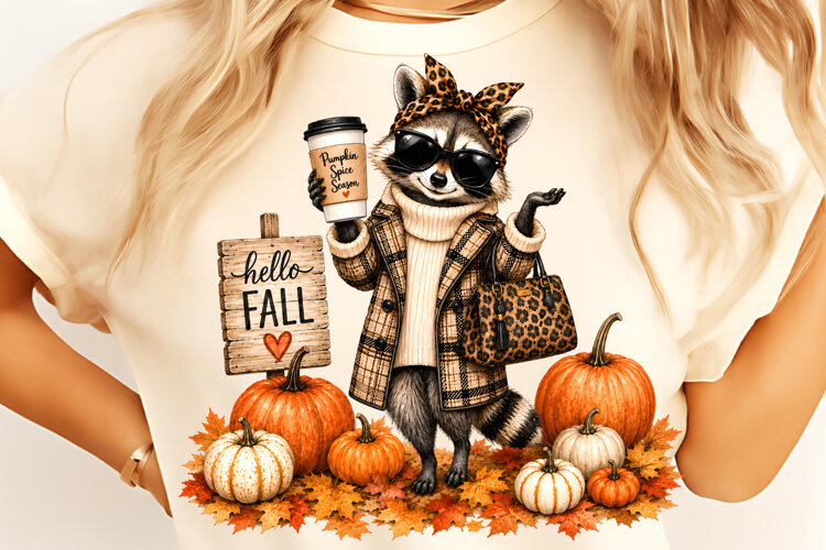 Hello Fall PNG, Funny Halloween Shirt, Spooky Season PNG example image 1