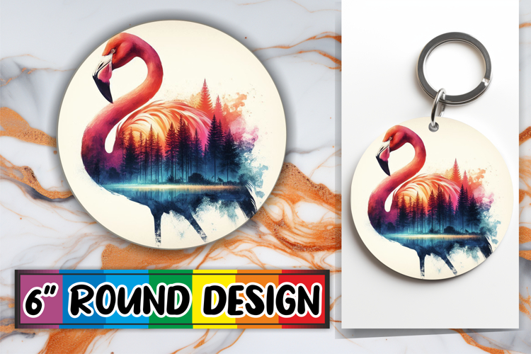 Radiant Round Ornaments PNG Design, Animals Art