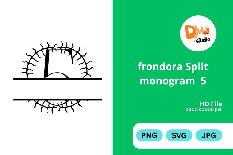 Frondora Split Monogram