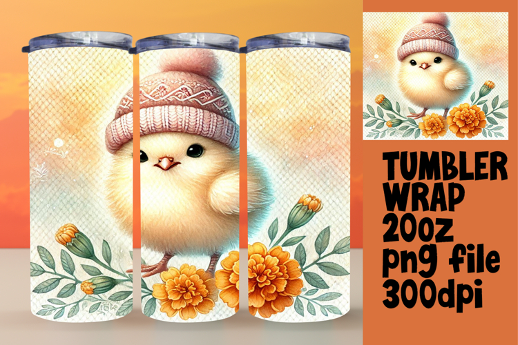 FRESH 20oz Tumbler Wrap for Personalization , Cute Animals example image 1