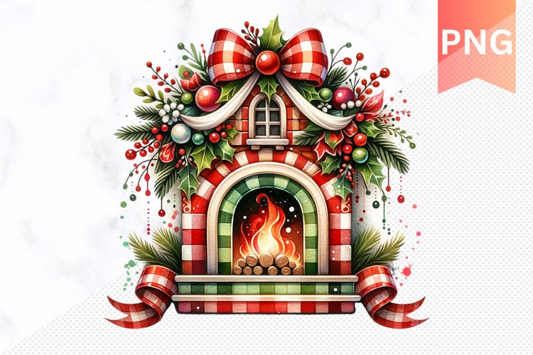 Christmas Fireplace Png Image 16