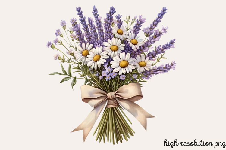 Wildflowers Arrangements Clipart PNG