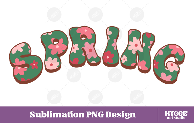 Floral Spring Png Retro Flowers Sublimation Daisy Daisies