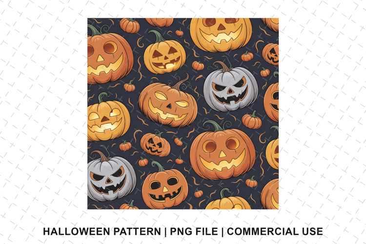 Halloween Seamless Pattern Image 20