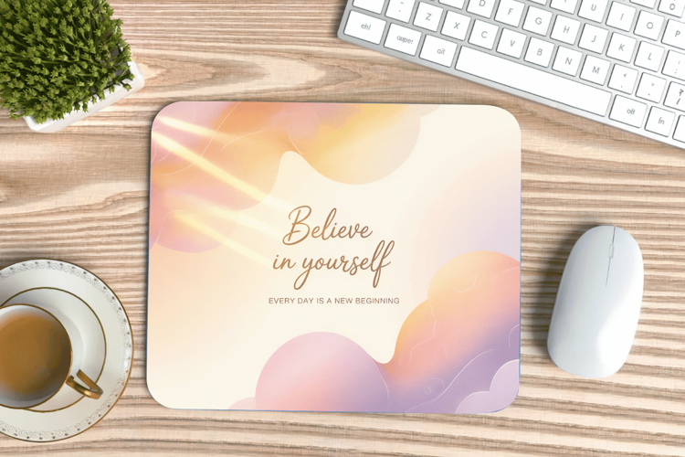 Inspirational Quotes Mouse Pad, Motivational PNG Sublimation