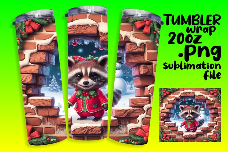 Christmas Tumbler Wrap