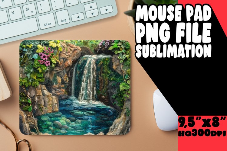 Alluring 3D Summer Mouse Pad