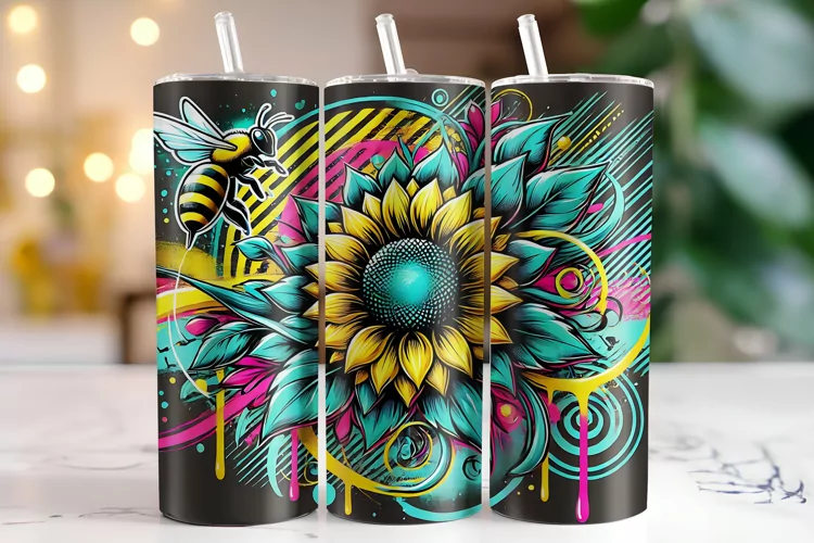 Sunflowers Tumbler Wrap | Sublimation | Tumblers