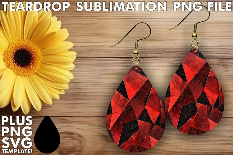 Sublimation Sparkle for Dangle Earrings