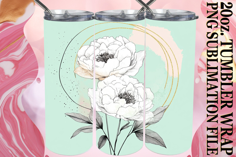 Playful Moments 20oz tumbler wrap, Rainbow example image 1