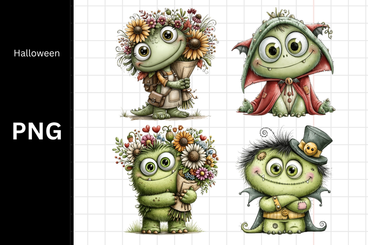 Halloween PNG, Monster PNG, Fall PNG