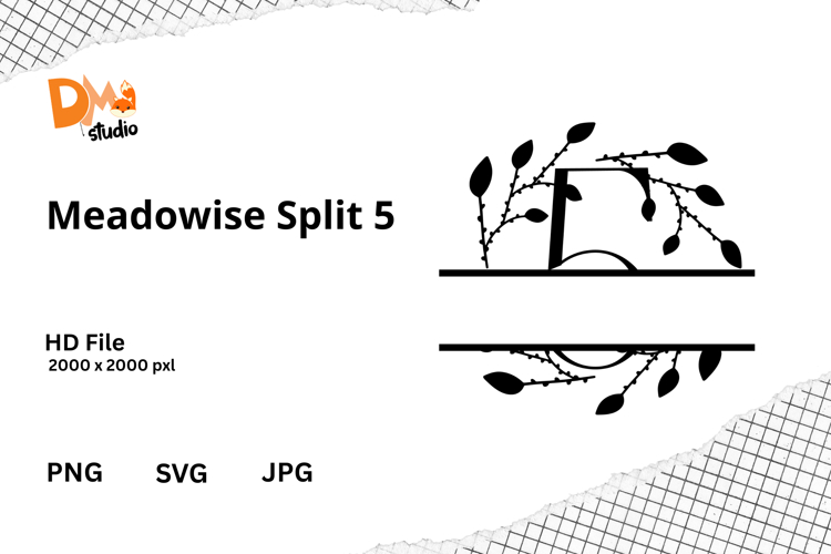 Floral Monogram Letter Svg Image 12