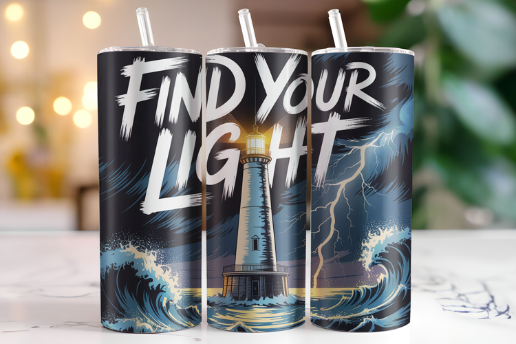 Find your light Tumbler Wrap | Sublimation | Tumblers