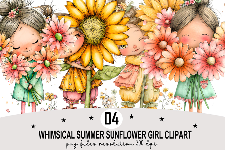 Sunflower Clipart Image 21