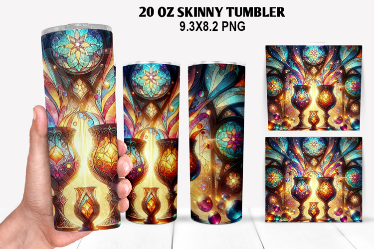 Valentine Skinny Tumbler 20oz Wrap Design, Valentine Tumbler