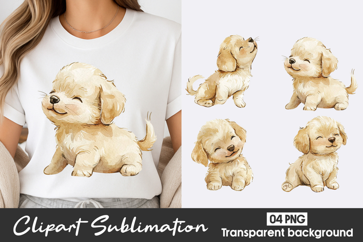 Cute Puppy Clipart Image 2