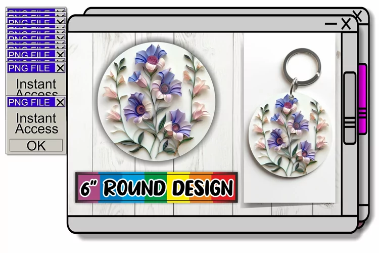 Colorful 3D Petal Sublimation Essentials