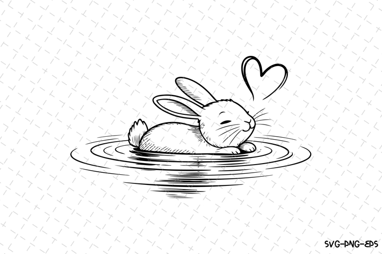 Rabbit Silhouette Image 9