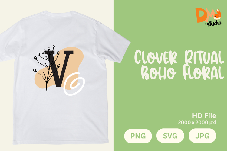 Floral Letter Svg Image 16