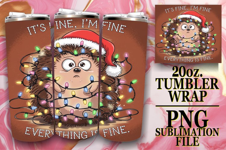 Christmas Tumbler Wrap Image 4