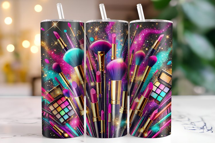 Makeup kit Tumbler Wrap | Sublimation | Tumblers