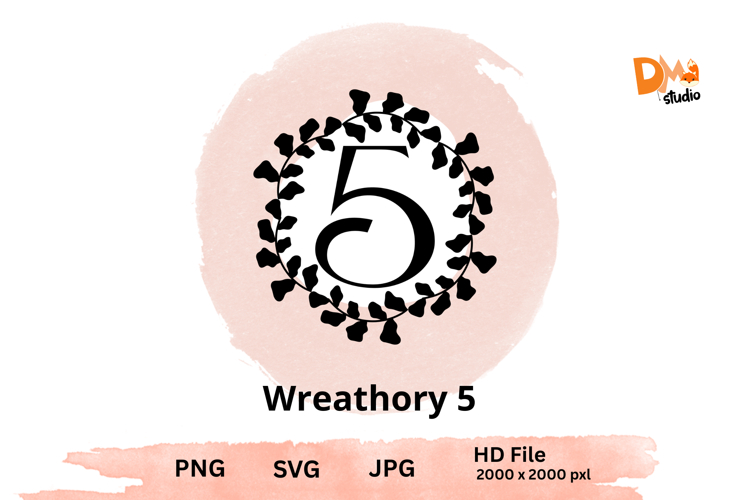 Wreath Monogram SVGs Image 11