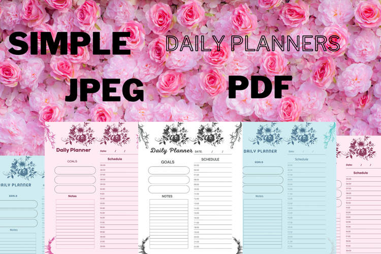 best simplest Daily planner freebie 39,free planners