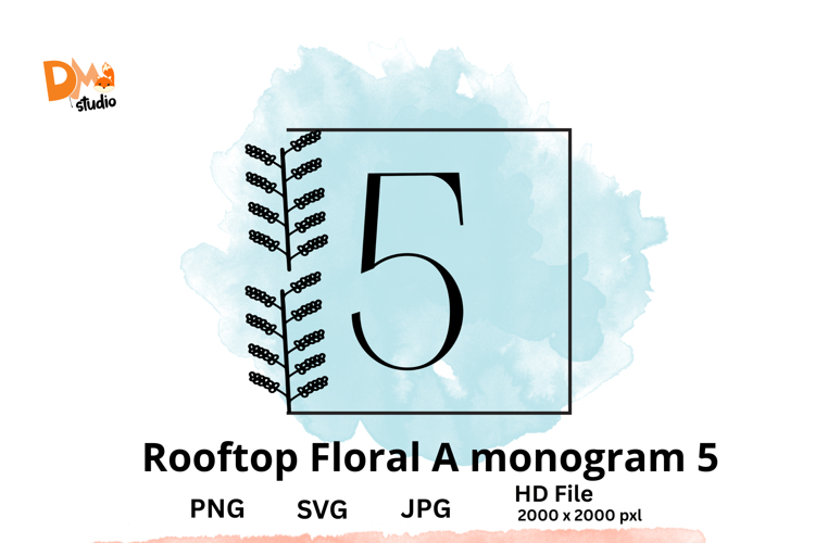 Rooftop Floral Monogram