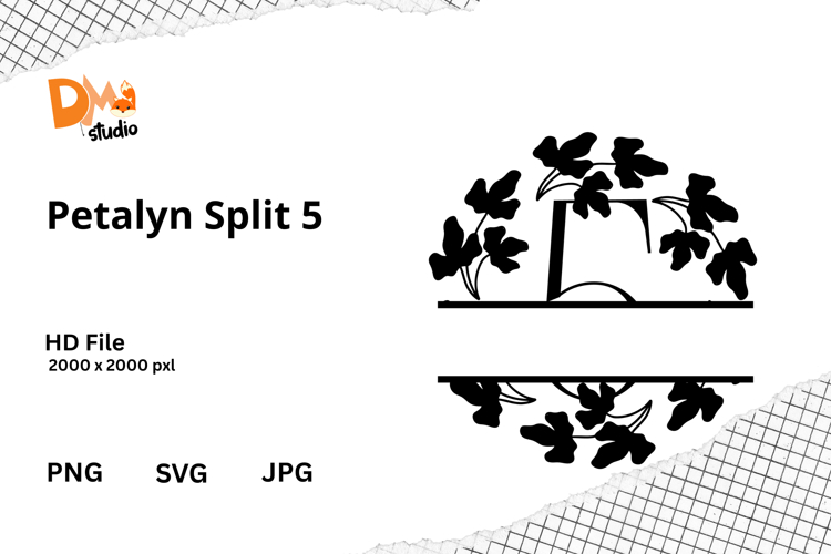 Floral Monogram Letter Svg Image 11