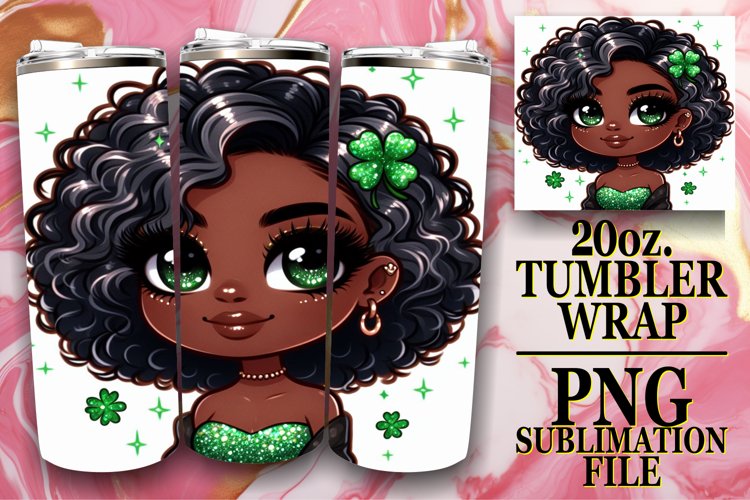Green Sparkle St. Patricks Day Sublimation