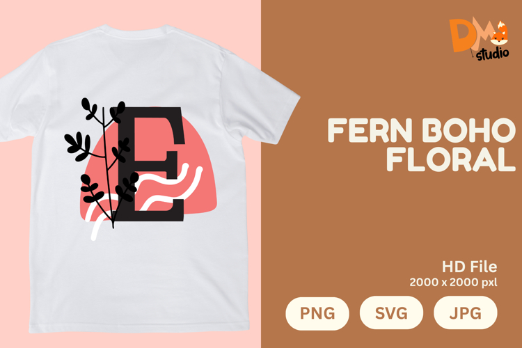 Boho Floral Svg Image 8