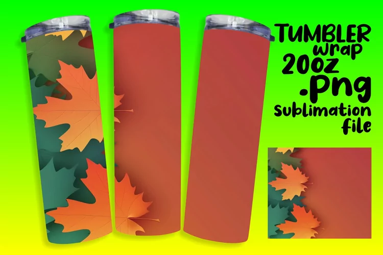 Colorful Gradient Patterns for Tumbler Wrap 20oz