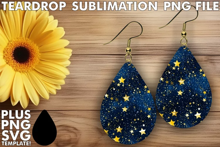 Galactic Elegance: Sublimation Starry Charms