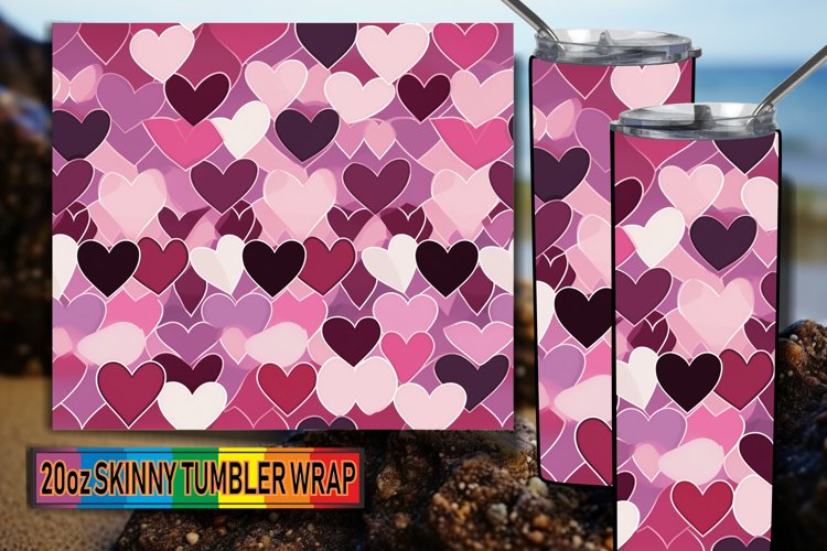 Captivating Heartfelt Artistry: Sublimation Tumbler
