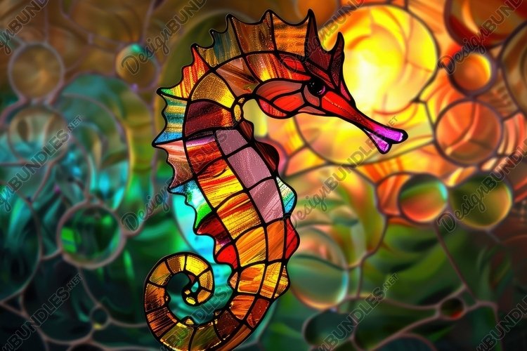 Stained Glass Texture Image 21
