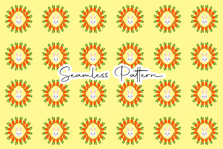 Colorful Sparkling Easter Egg Pattern