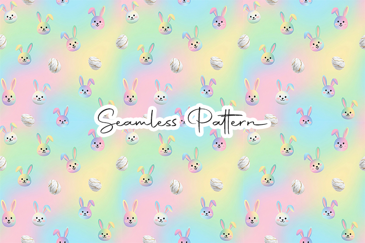 Iridescent Easter Bunny Marble Egg JPG