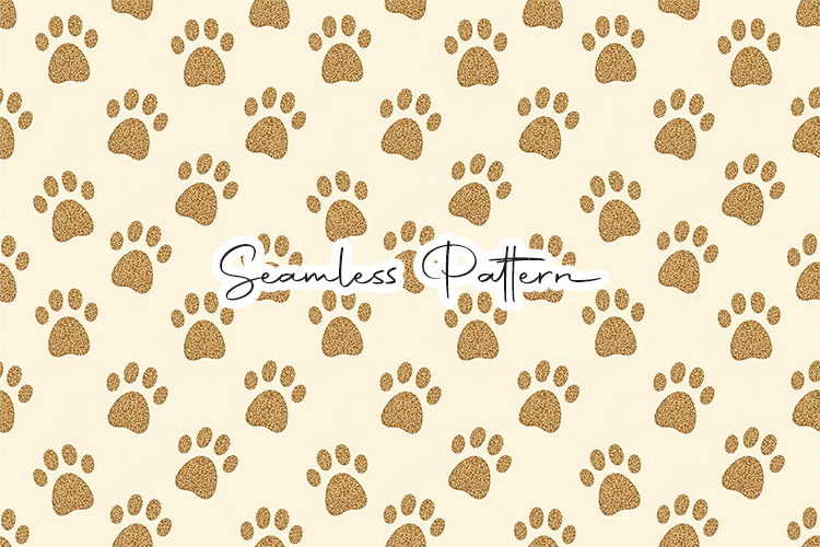 Paw print pattern svg