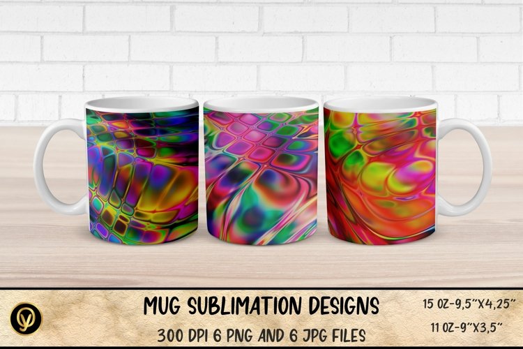 Mug Sublimation Designs , Abstract Sublimation Mug