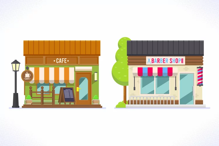 Store Facades Set