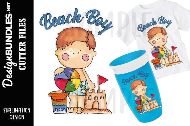 Beach Boy Sublimation SVG